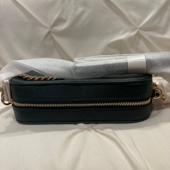 Michael Michael Kors Racing Green Leather Crossbody Medium Camera Bag NWT - Picture 7 of 11